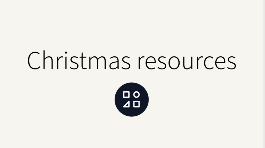 Christmas Resources