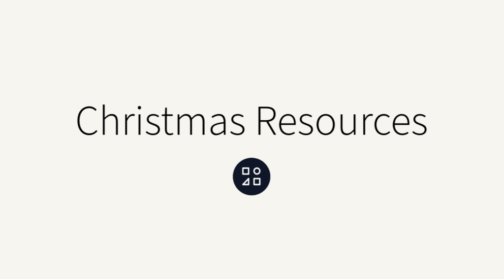 Christmas Resources